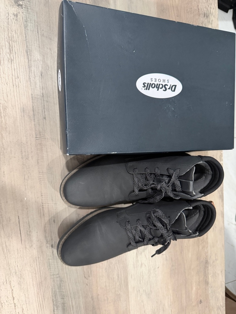 Dr. Scholl's Men's Black Chukka Lace-Up Boots